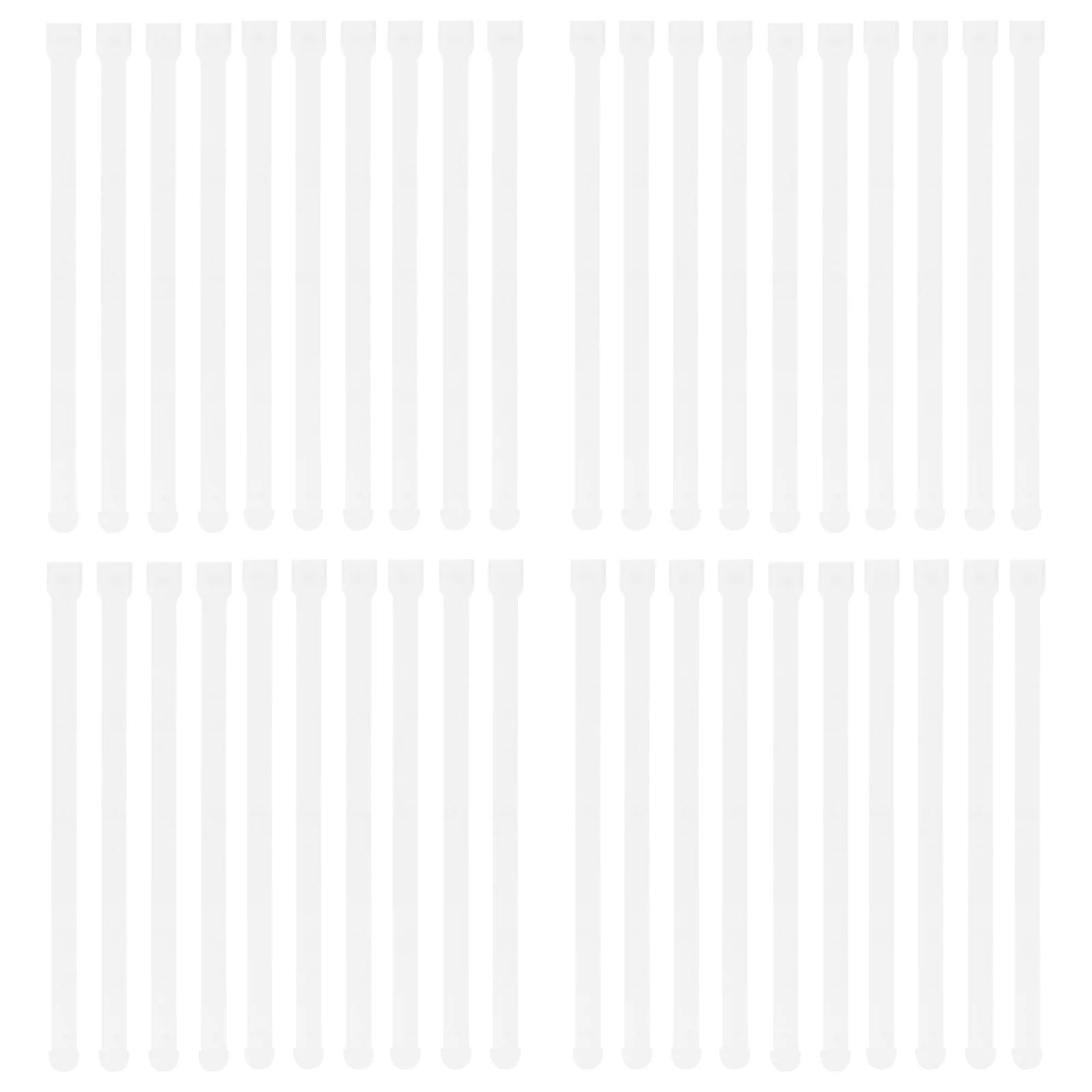 100 قطعة الستار المسار الأسطوانة موصلات اتقان غرامة العملي المنزل العمودي أعمى اكسسوارات الستار العرض