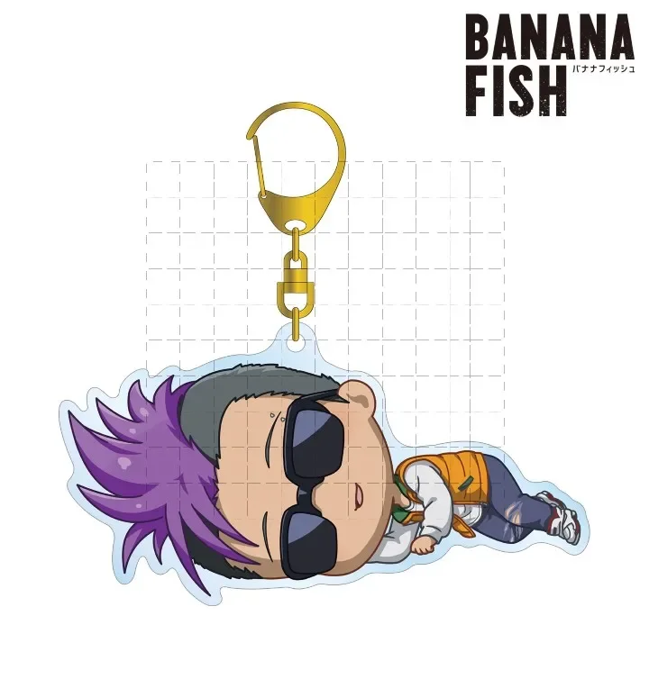 게임 키 체인 인형 애니메이션 Okumura Eiji Ash Lynx Shorter Wong 아크릴 열쇠 고리 펜던트 선물용