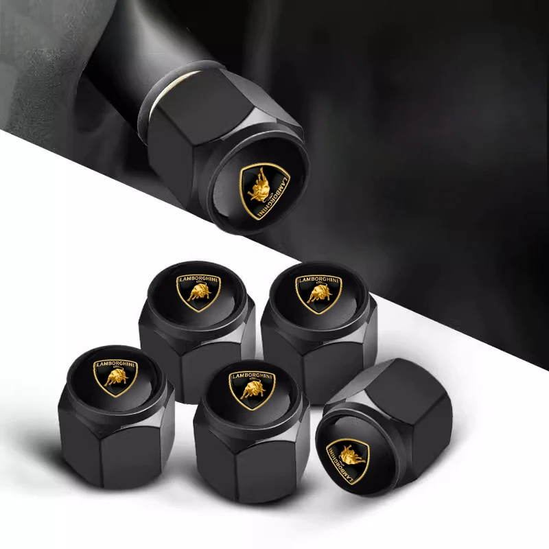 Tapas de Válvula de Neumático de Aluminio para Automóvil, Antirrobo, para Lamborghini LP570 LP610 Urus LP700 LP770 Gallardo Aventador