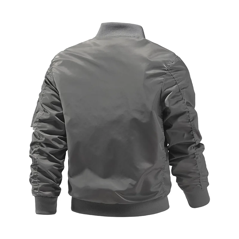 Blouson aviateur militaire pour hommes, veste DulJacket, coupe-vent, vêtements de plein air, maillot de baseball, moto, automne, nouveau