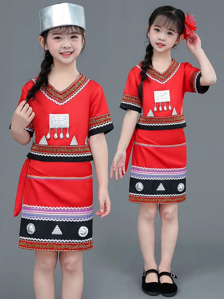 

Children's National Costume Performance Clothing Minori Tai Minori Huani Minori Miao Minori Wa Minori Kindergarten