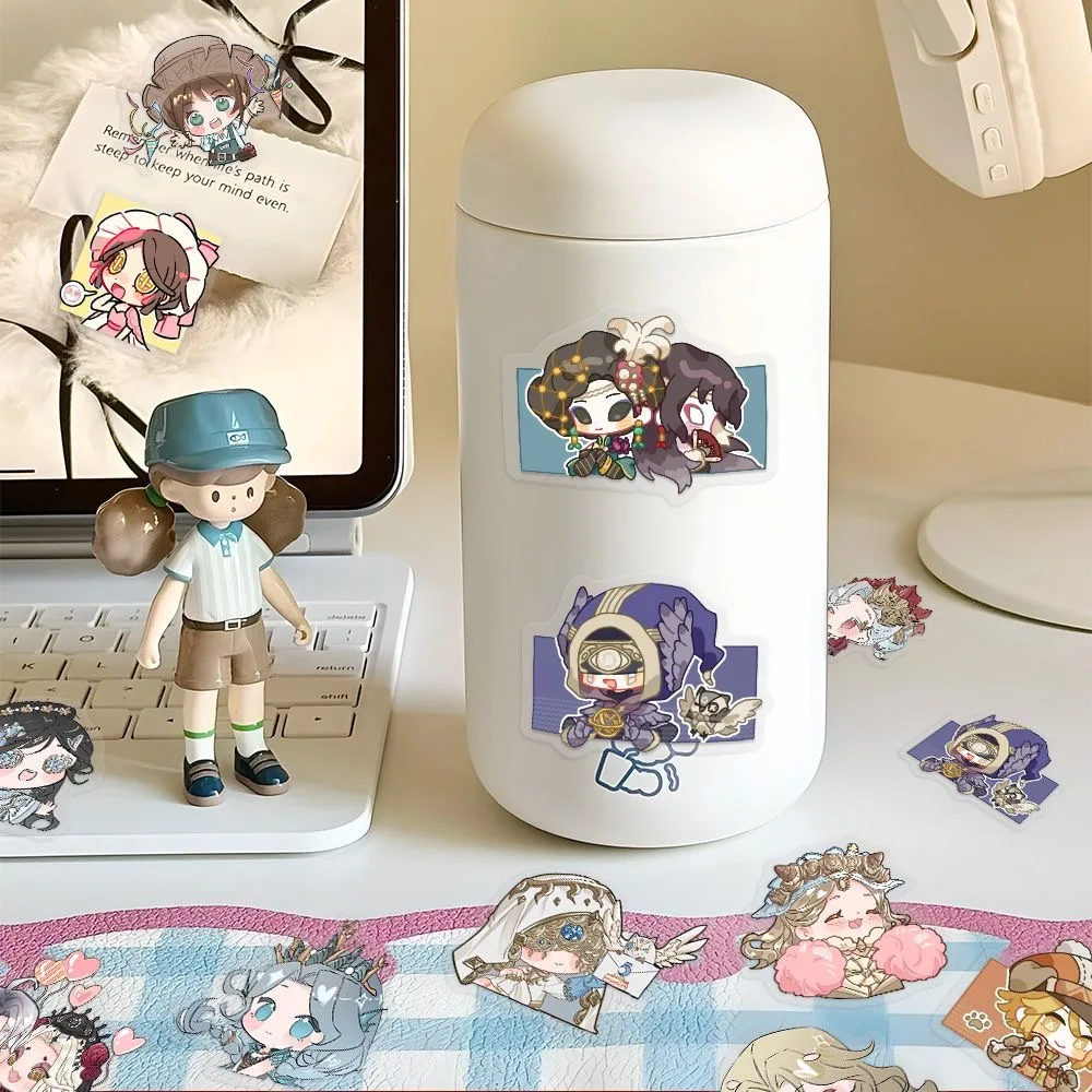 208 투명한 다섯 번째 사람 귀엽고 추상적이고 재미있는 만화 이모티콘 데스크탑, 벽 및 노트북 DIY 스티커