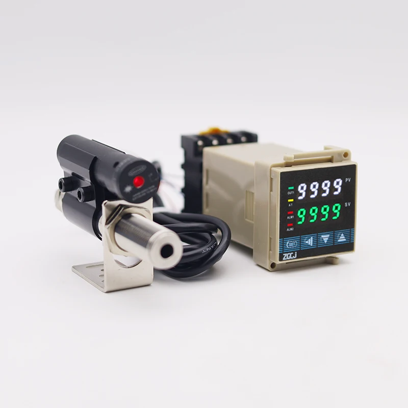 Imagem -02 - Termostato do tipo do Ruído do Laser do Controlador 0100100c 0500500c 0600c c 0-10001000c da Temperatura do Não-contato Infravermelho com Dispositivo de Mira