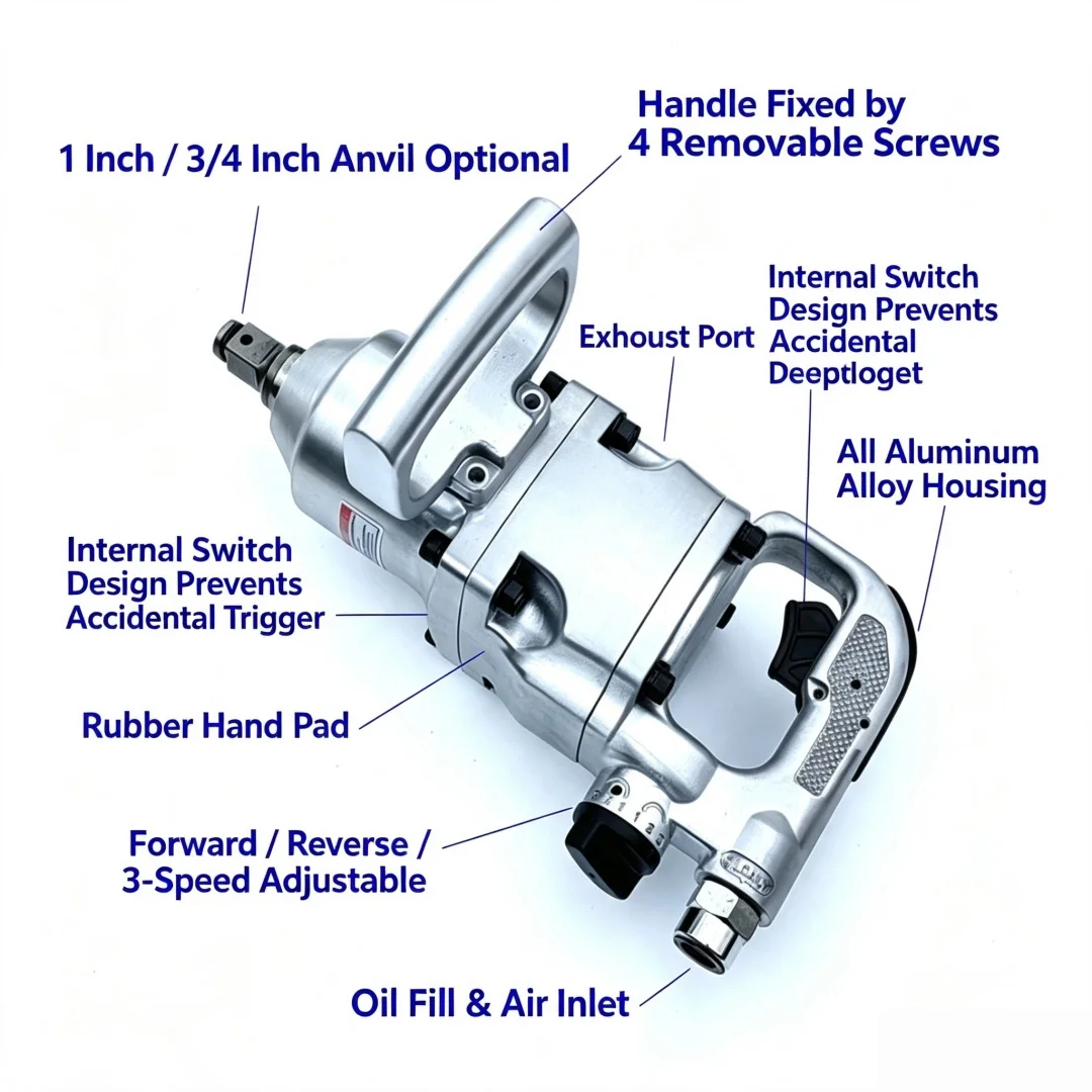 Japonia Toxia Industrialny Pne – Impact Wrench 3/4 Inch High Torque recenzja i cena