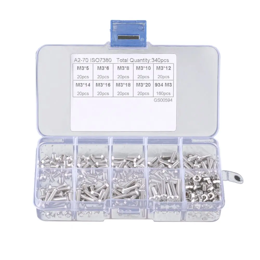 Aa81-340Pcs M3 Hex …