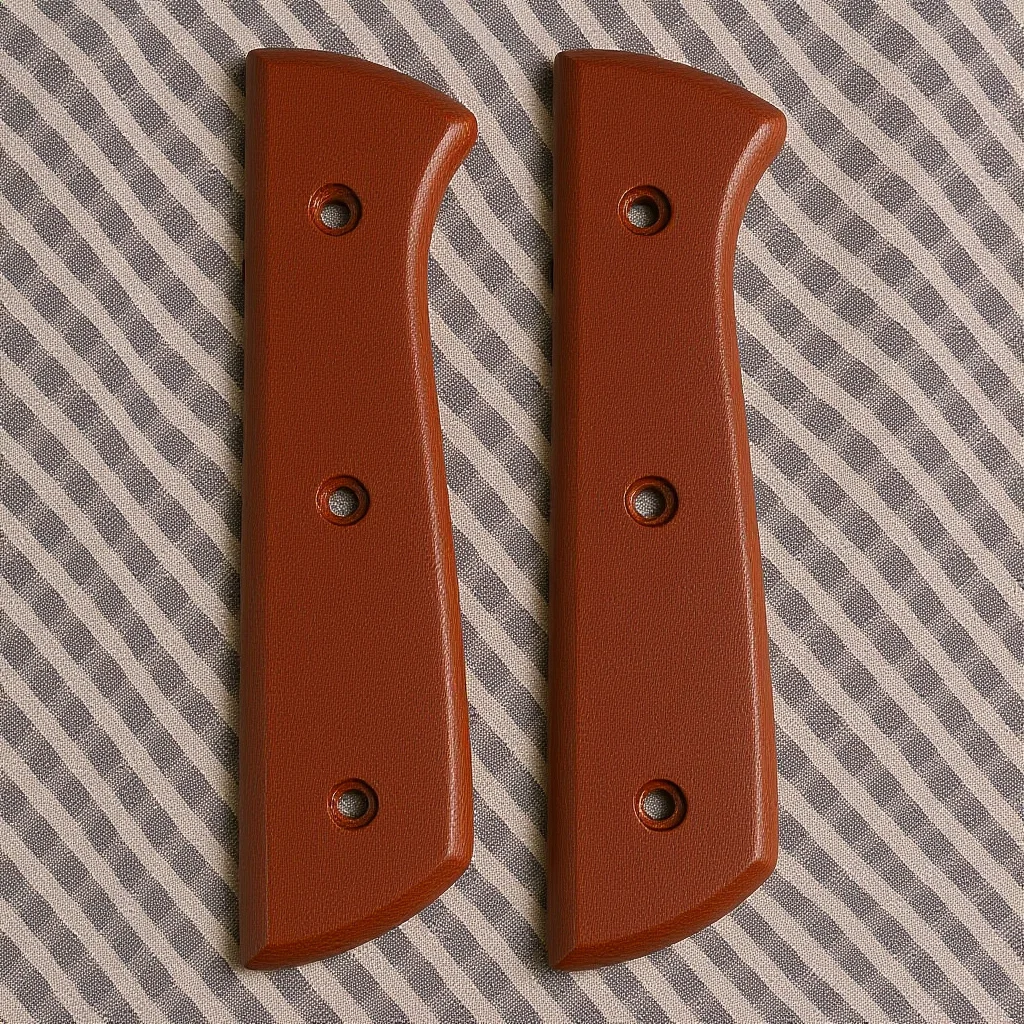 

1Pair Anti-Skid Wooden Knife Handle Replacement for Cutter Smooth Polished to Install Sturdy Solid Wood Kitchen Tool
