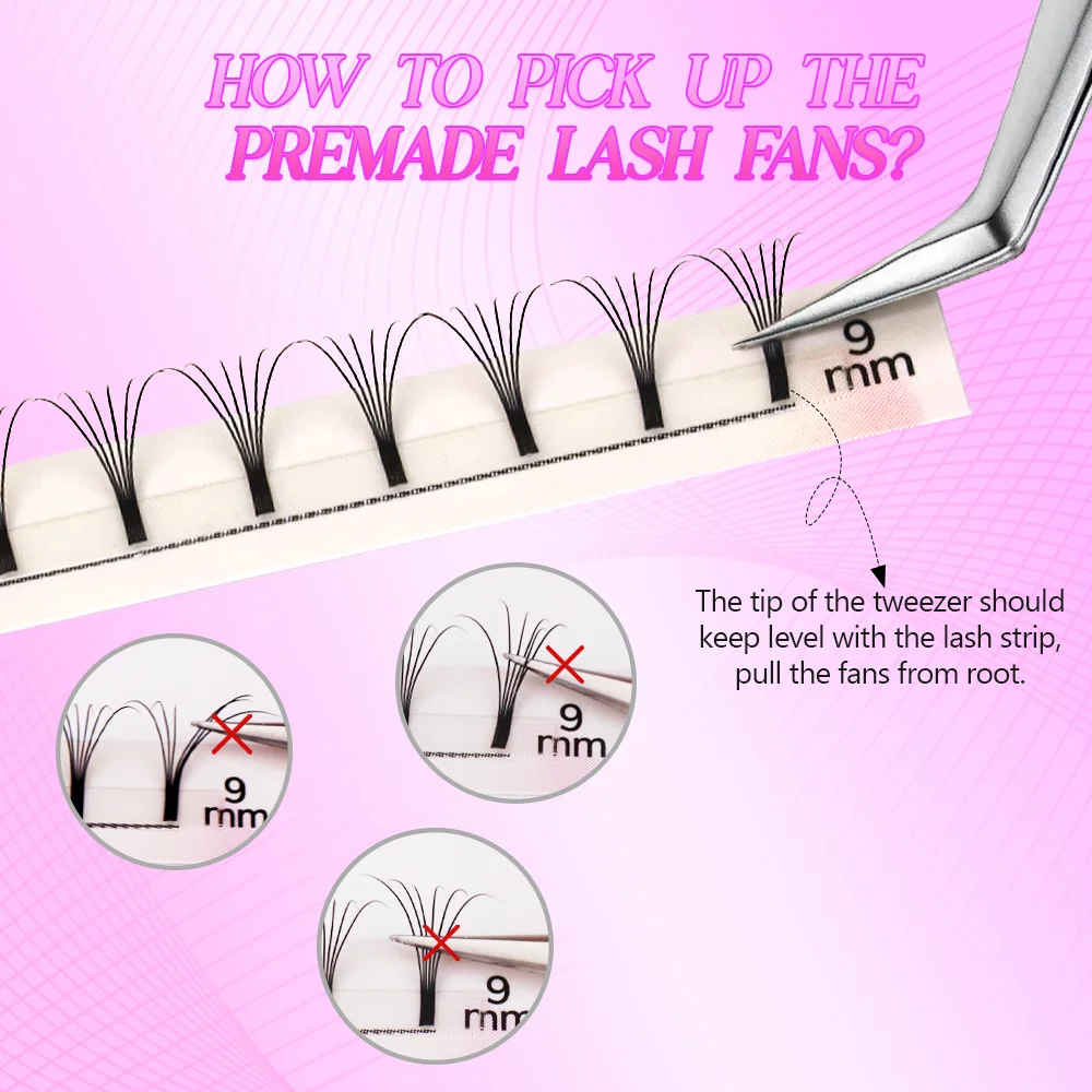 AGUUD 3D/4D/5D/6D Önceden Hazı - Eyelash Extension Russian incelemesi ve fiyatı