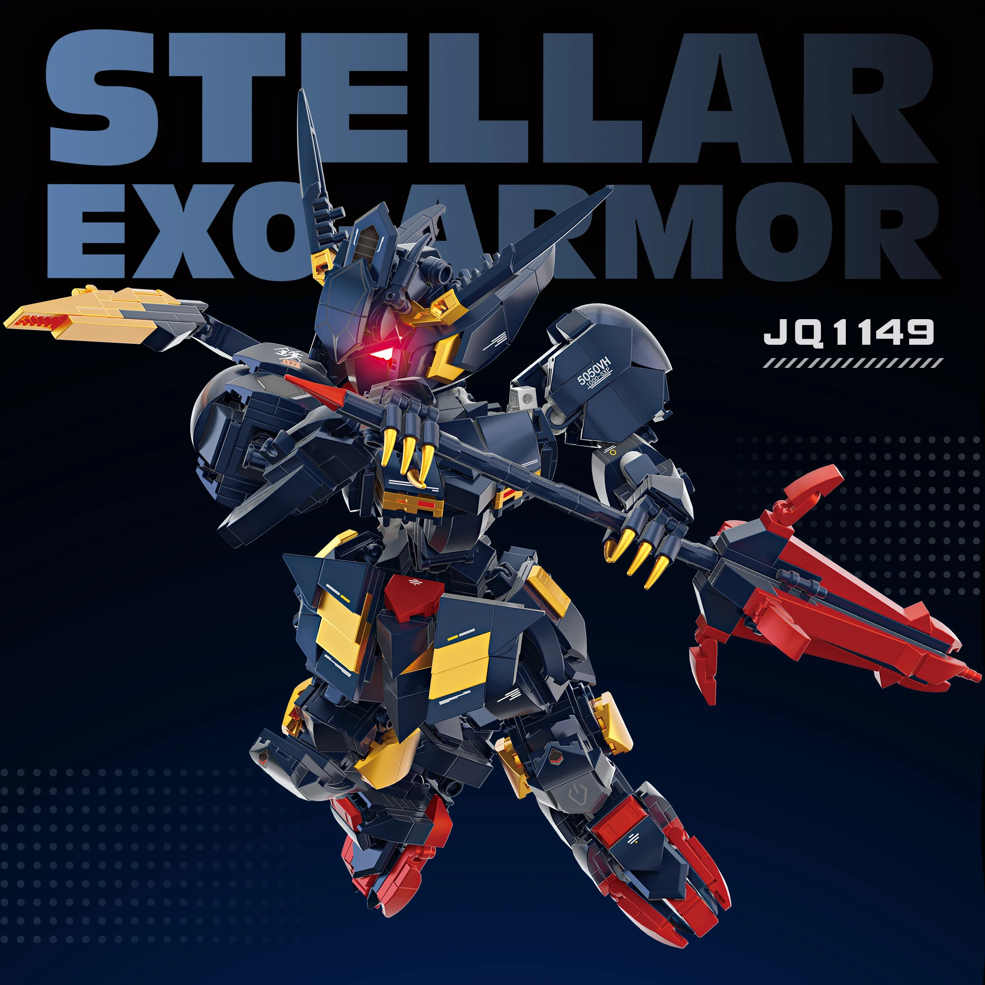 

Mecha building block assembly toy set, creative model series, perfect for building block enthusiasts, collectors, and as a gift