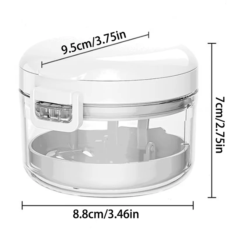 2-in-1 mehrschichtiger Prothesenhalterkoffer mit Magnetkappe, Reinigungs-Aufbewahrungsbox mit Reinigungsbürste, auslaufsichere orale kieferorthopädische Box – Detail 6