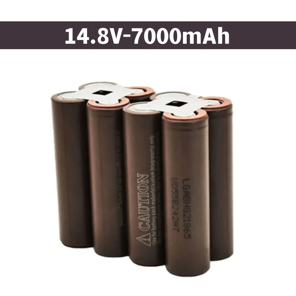 HG2 18650 بطارية 3500mAh 7000mAh 20amps 7.4V 12.6V 14.8V 18V 25.2V 29.6V لحزمة بطارية لحام مفك البراغي #6