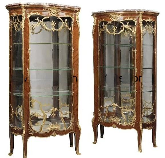 antique french glass vitrine glass vitrine display cabinet antique reproduction cabinet