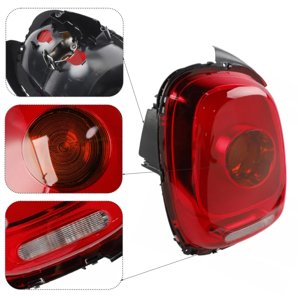 63217297433, 63217297434  Rear Left/Right Tail Light Cover Shell Lamp Housing For MINI F55 F56 F57 Hatchback Cooper 2014-2021