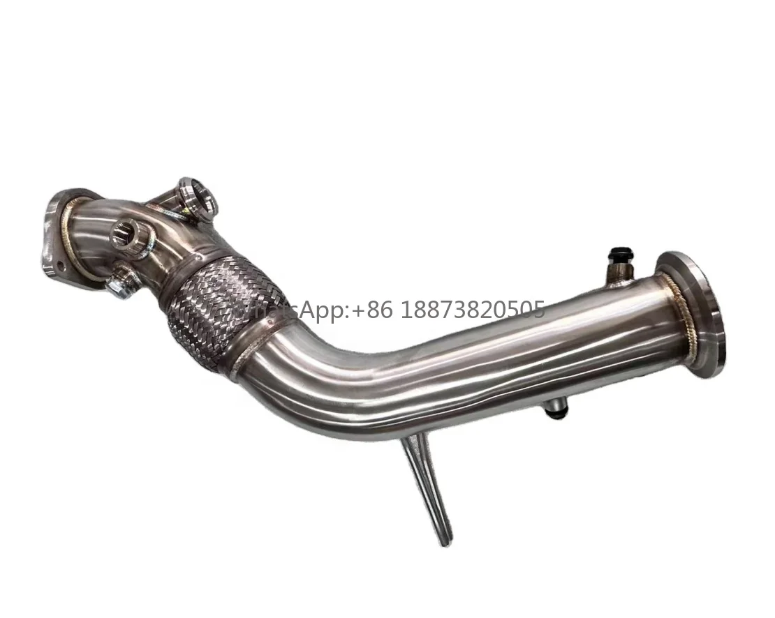 

Stainless steel exhaust Down pipe for B MW F10 LCI, F11 LCI, F07 GT LCI 530dx 535dx N57N N57Z 12-17 245-313PS