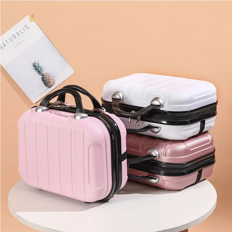 14 inch Makeup Box Suitcase Small Box Trendy Women\'s Handbag Travel Essentials Fashionable Wedding Box Storage Box