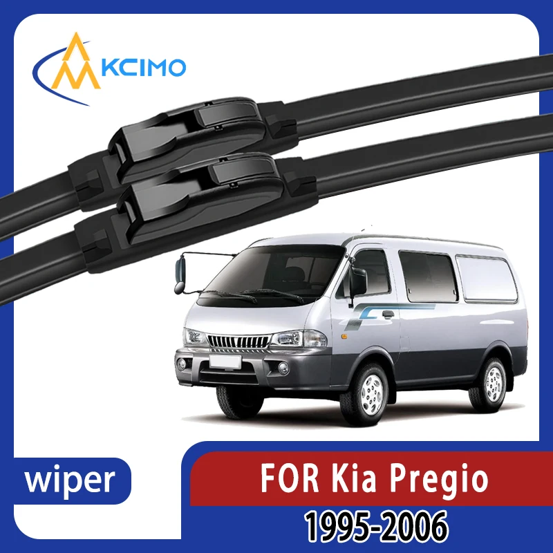 

Equipment Style Wiper Blades for Kia Pregio 1995-2006, With Dual-Coated Rubber Compound to Maintain Flexibility Across Seasons