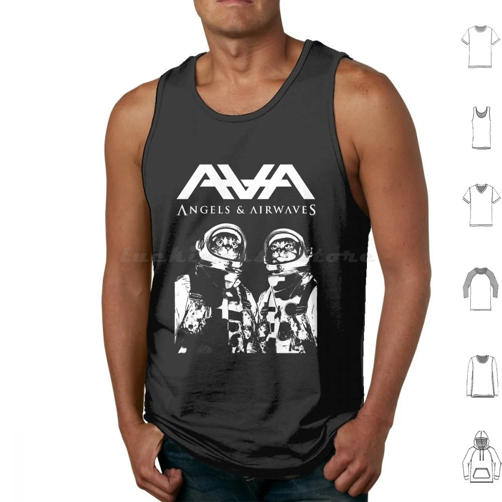 Angels And Airwaves Rock Band Tank Tops Vest Sleeveless Tom Delonge Punk Delonge Band Ava Music Blink 182 Pop Punk Tom Travis