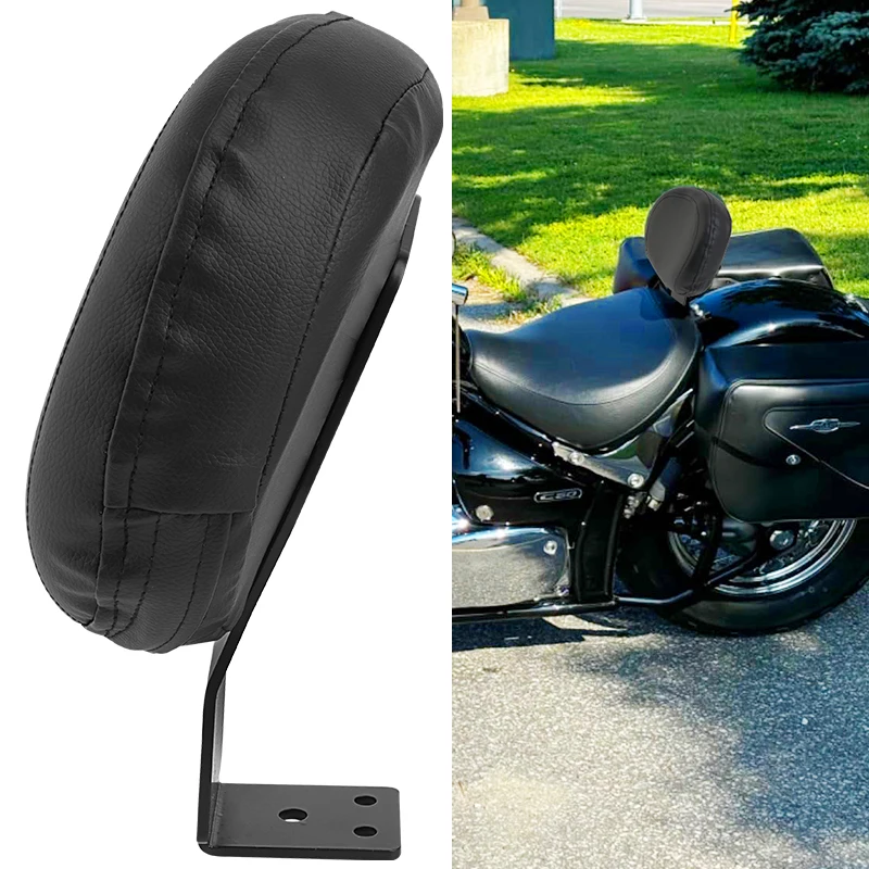 

Cushion Motorcycle Leather Driver Rider Backrest Seat Back Rest For Yamaha Dragstar Vstar XVS 400 650 1998-2023