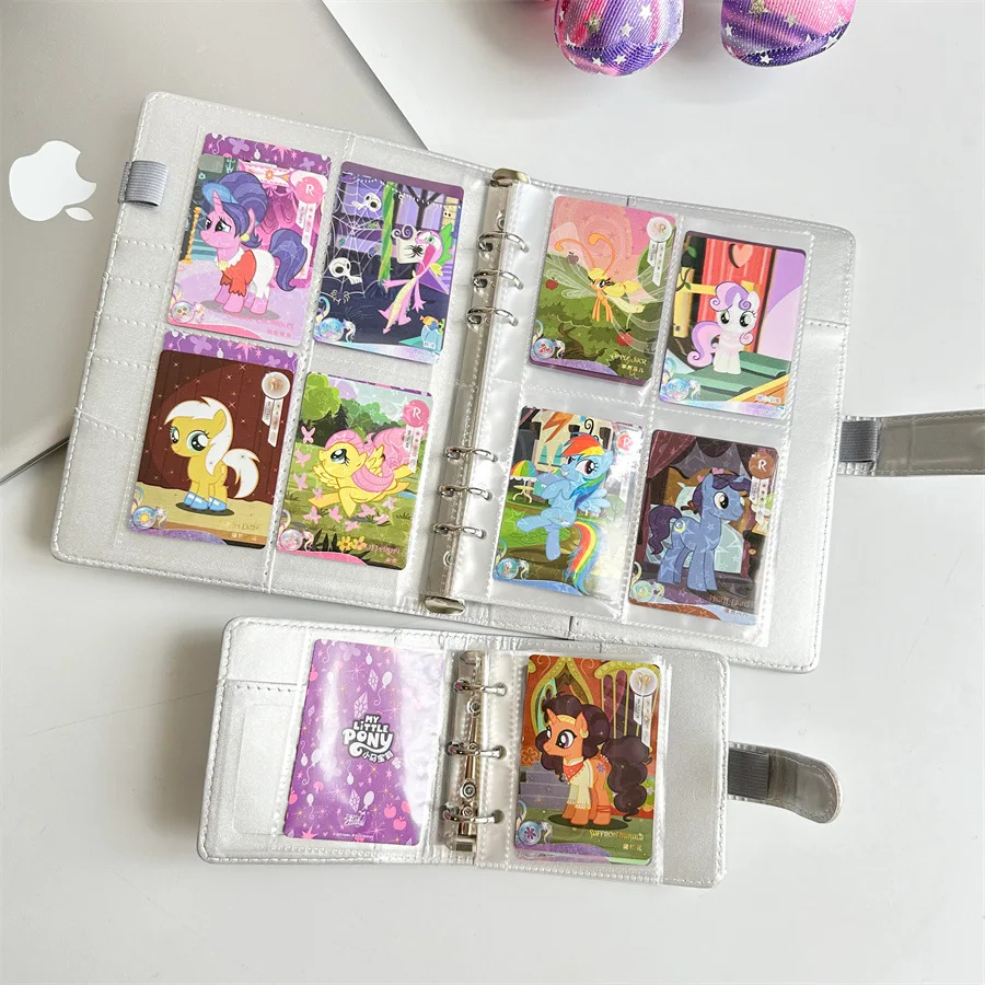 A5 A8 Instagram Silver PU Magnetic Buckle Loose Leaf PU DIY Binder Notebook Cover Diary Agenda Planning Paper Cover