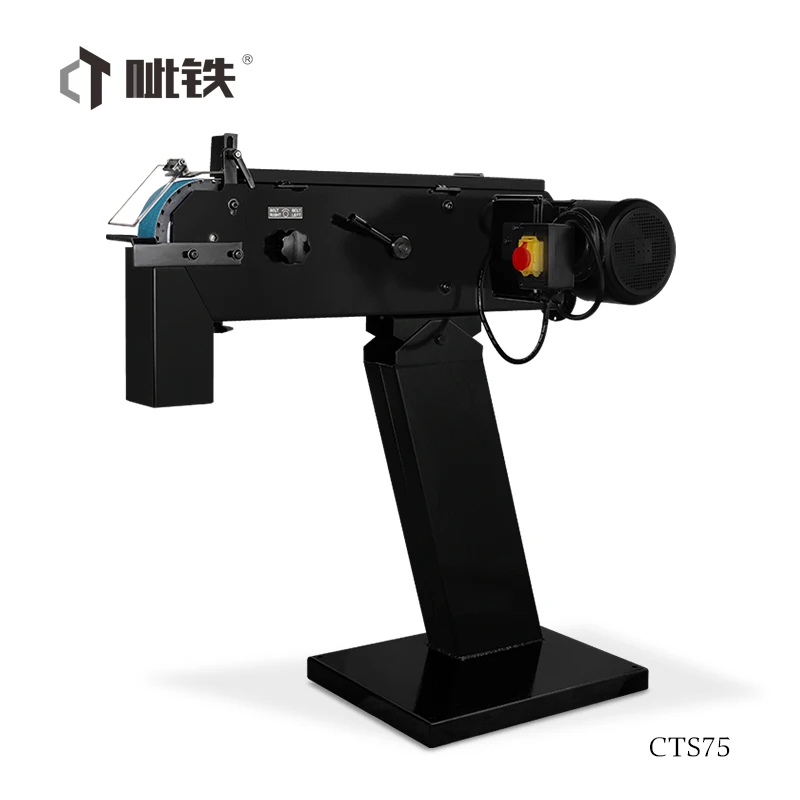Mesin Gerinda Sabuk Logam Sander CTS75 2-roda Lebar Pita 75mm Listrik GS 1.5 Tahun OEM ODM CN;ANH Day Industrial Diy,industrial