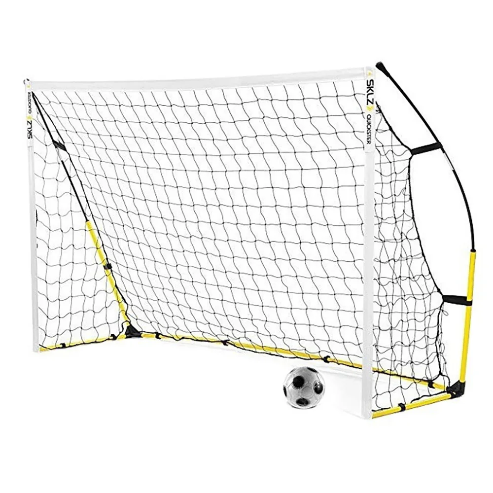 Soccer Rebounder Net, 6x4FT Iron Soccer Training Equipment, Sports Football Training Gift for Backyard Practicing Solo Training