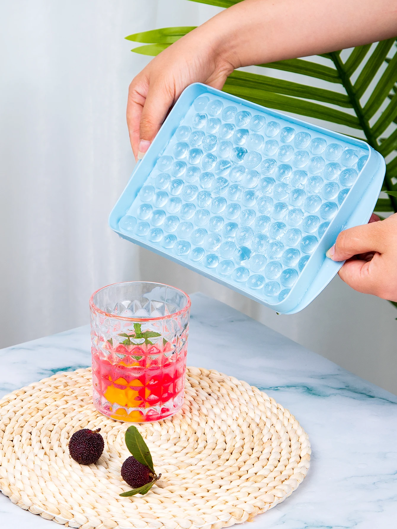 1pc Silicone Ice Cube Mold 104 - Ice Mold Sphere ulasan dan harga