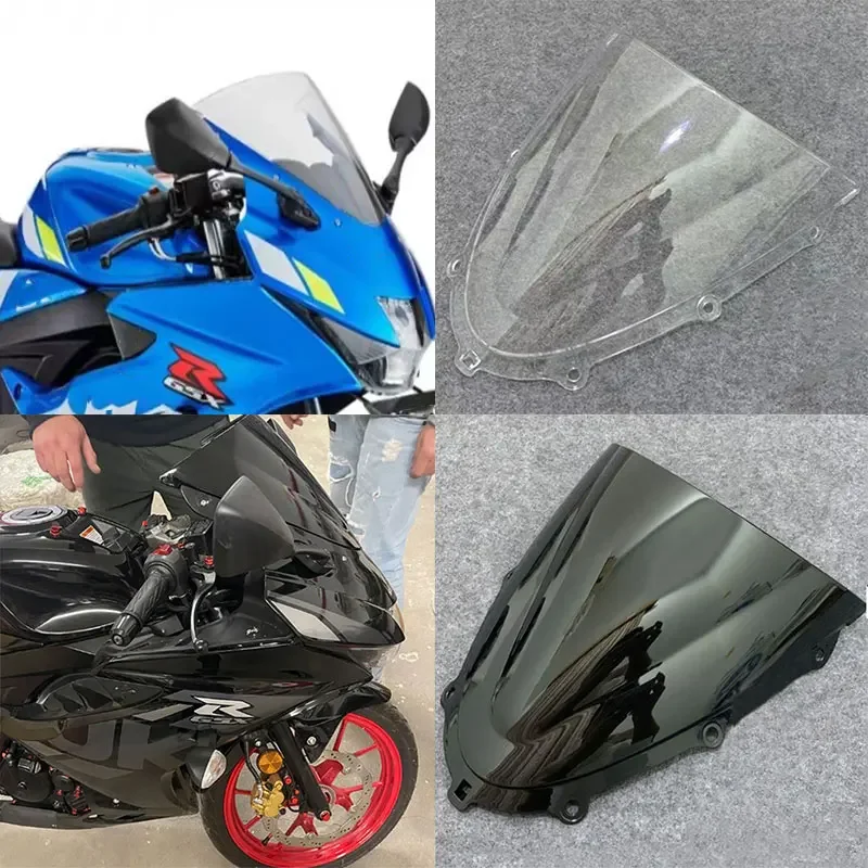 For Suzuki GSXR150 GSX-R 150 GSXR125 GSXR 125 2017 18-2021 2022 2023  Windscreen Screen Double Bubble Wind Deflectors Windshield