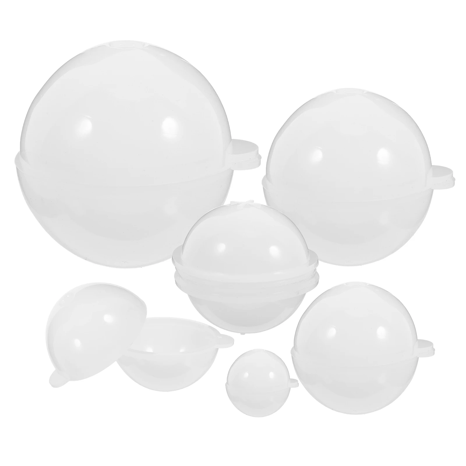 

6pcs Silicone Mold Round Ball Craft Epoxy Resin Casting for DIY Ornaments Silicone Epoxy Mould Home Decor Gifts