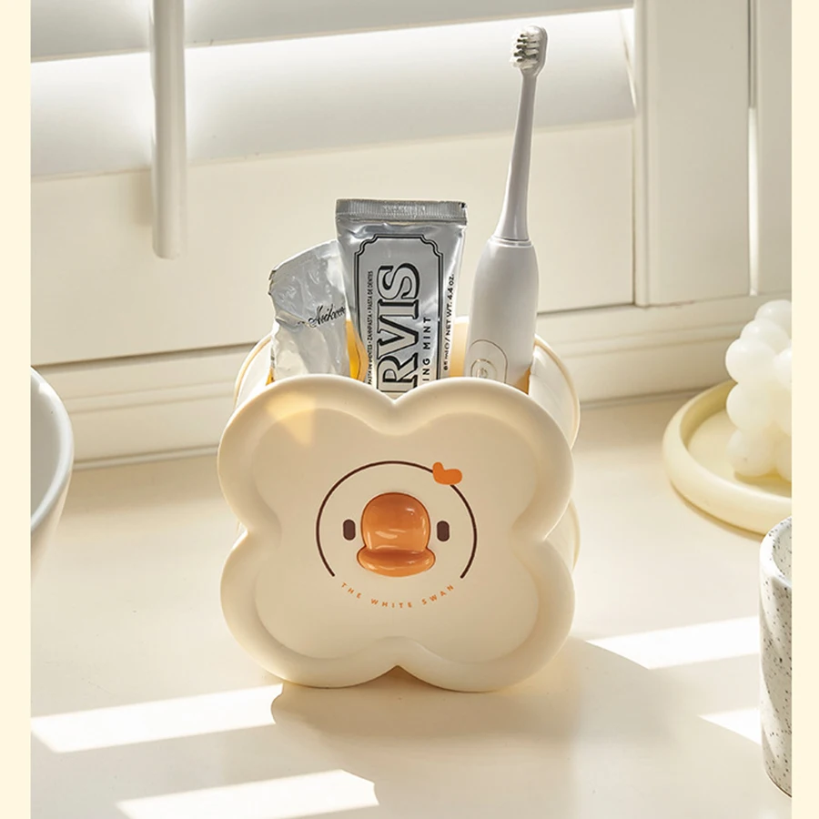 لطيف الكرتون جولة قلم رصاص حامل مكتب مكتب القلم وعاء كأس حالة الحاويات المنظم مقلمة دائم