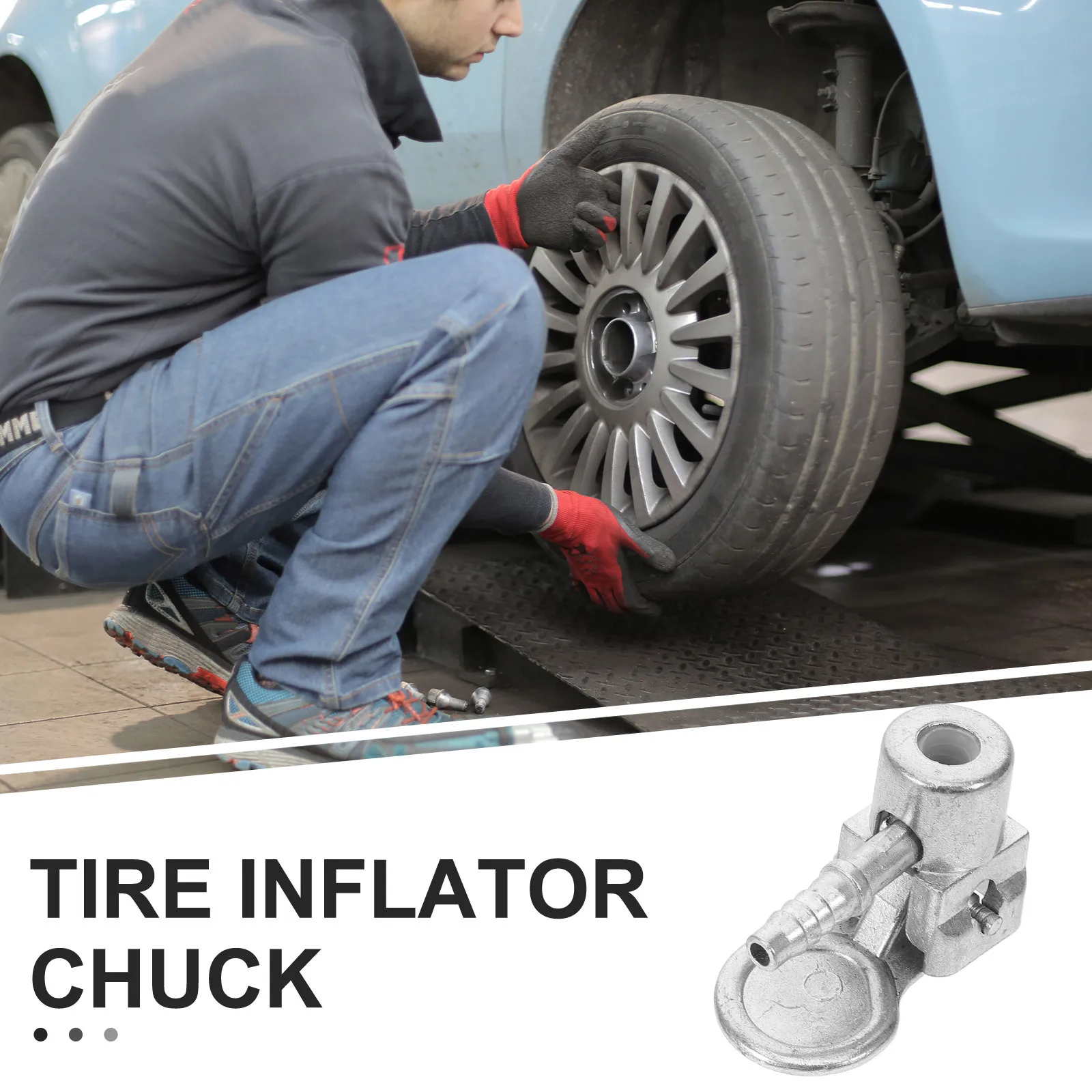 

Быстросъемный ниппель для накачивания шин из цинкового сплава, аксессуар для автомобильных насосов, совместимый с насадками для воздушных компрессоров