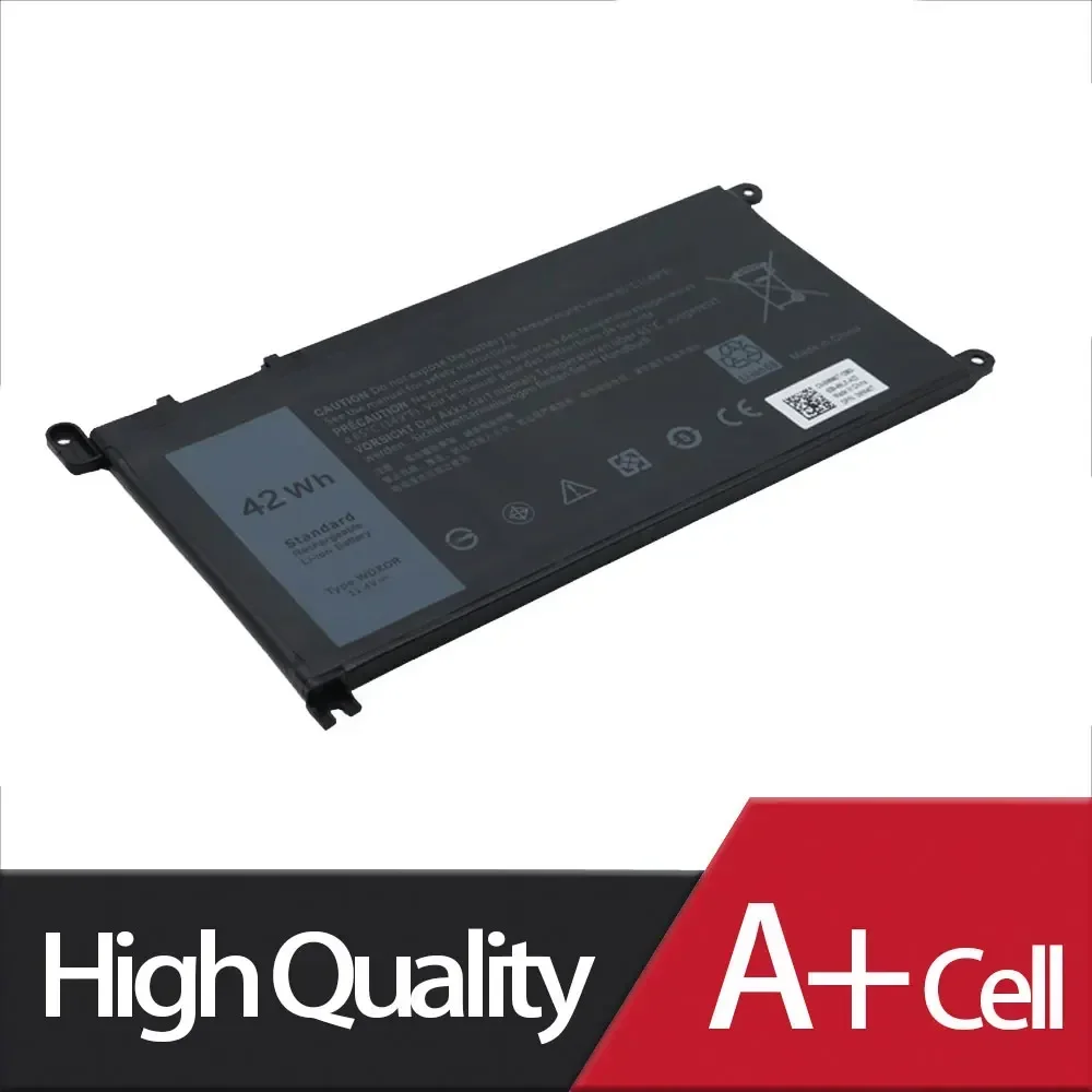 New WDX0R T2JX4 3CRH3 FC92N 0FC92N 03CRH3 0T2JX4 CYMGM P74G P74G001 For Dell WDXOR Laptop Battery 13 5000 5368 7368 14 7000 7560