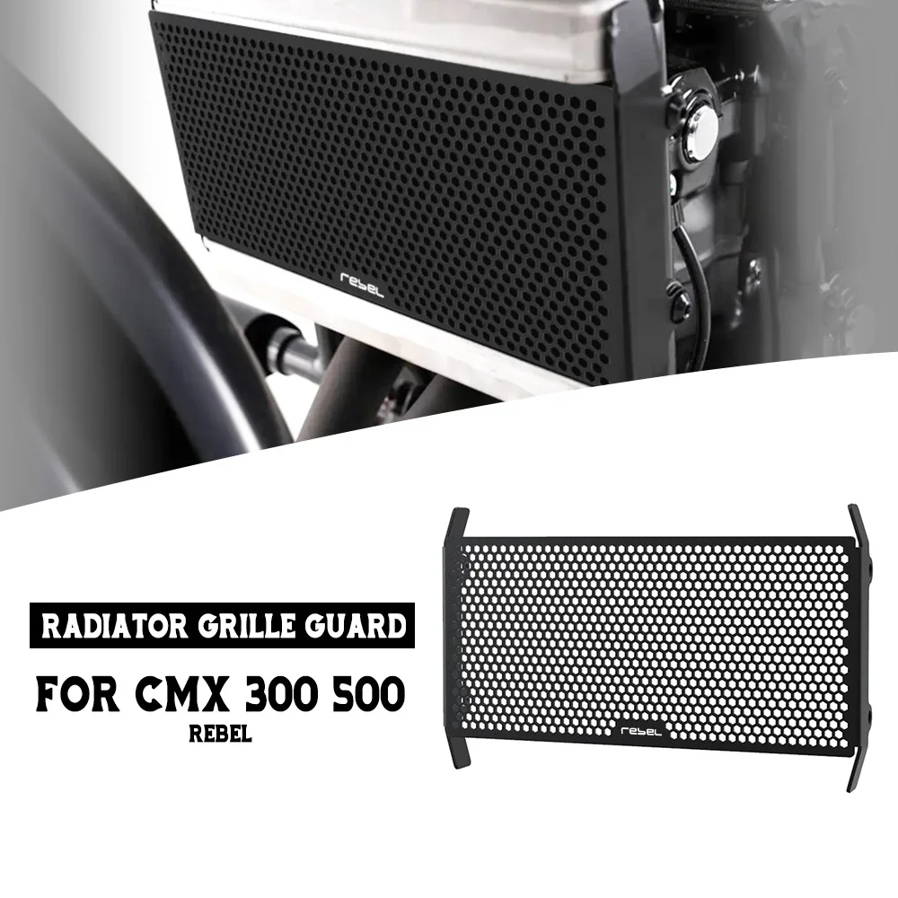 

For HONDA CMX 300 500 Rebel Radiator Guard Grille Protector Cover CMX300 CMX500 2017 2018 2019 2020 2021 CL500/CL300 2023-2024