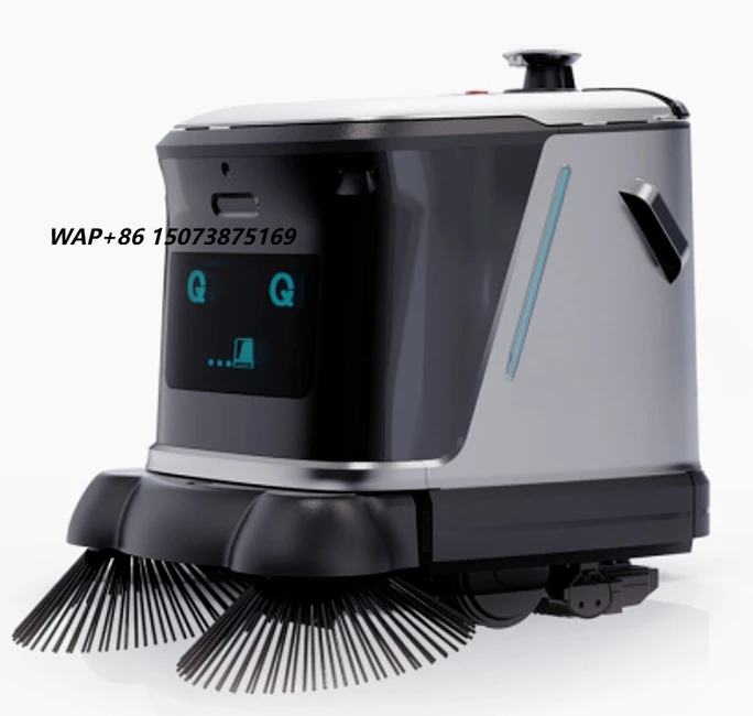 Industrial Cleaning Robot 25kPa Suction for Garment Factory, Warehouse, Autonomous Floor Sweeper and Vacuum Machine
