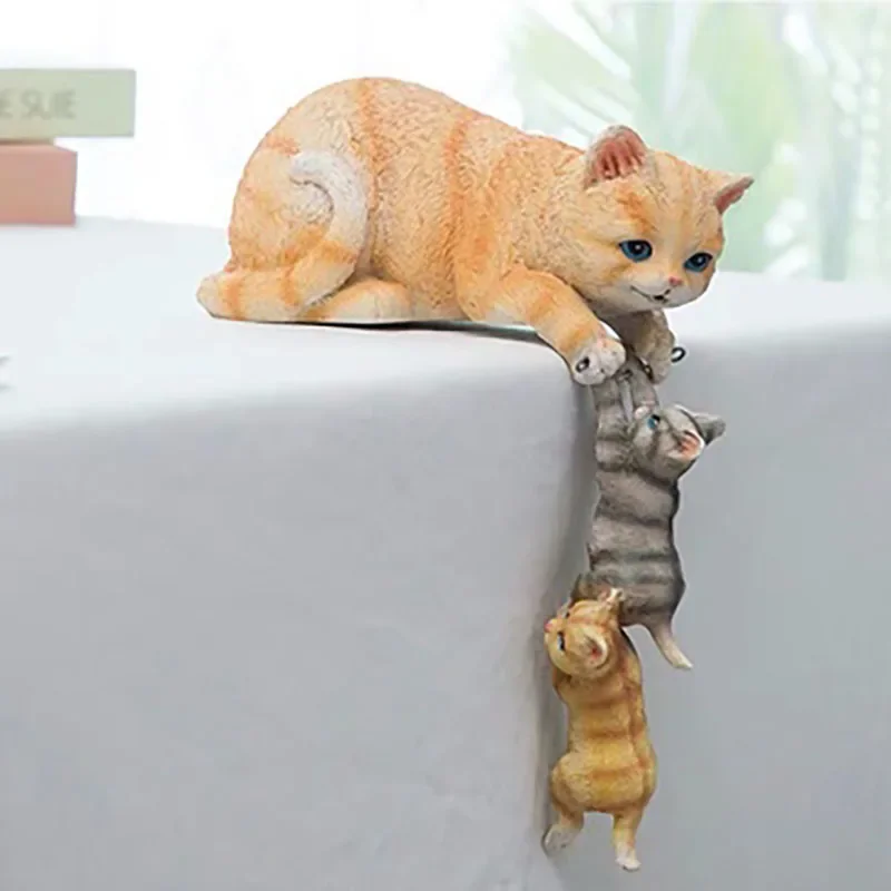 

Home Furnishing Decoration Tabletop Ornaments Little Cat Kawaii Room Decor Desk Daily Gift Figurine Miniature Decoration Home