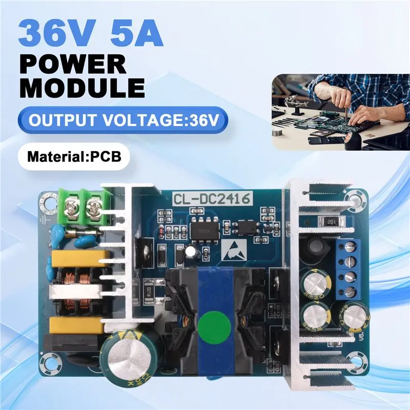 1 Buah Modul Catu Daya Industri 180W Modul Catu Daya 180W Papan Kosong AC-DC