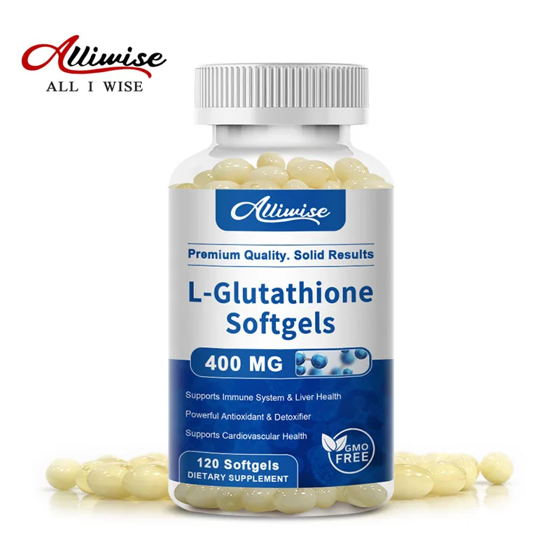 Alliwise Glutathione Collagen Capsules Supplement Antioxidant Boosting Immunity Dull Skin Health& Skin Care