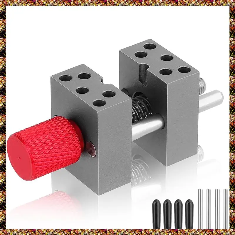 

BTCL Metal Handy Mini Vise Clamp,Universal Drill-Press Vice Grip With 10X Alternative Holes For Scale Model Hobby