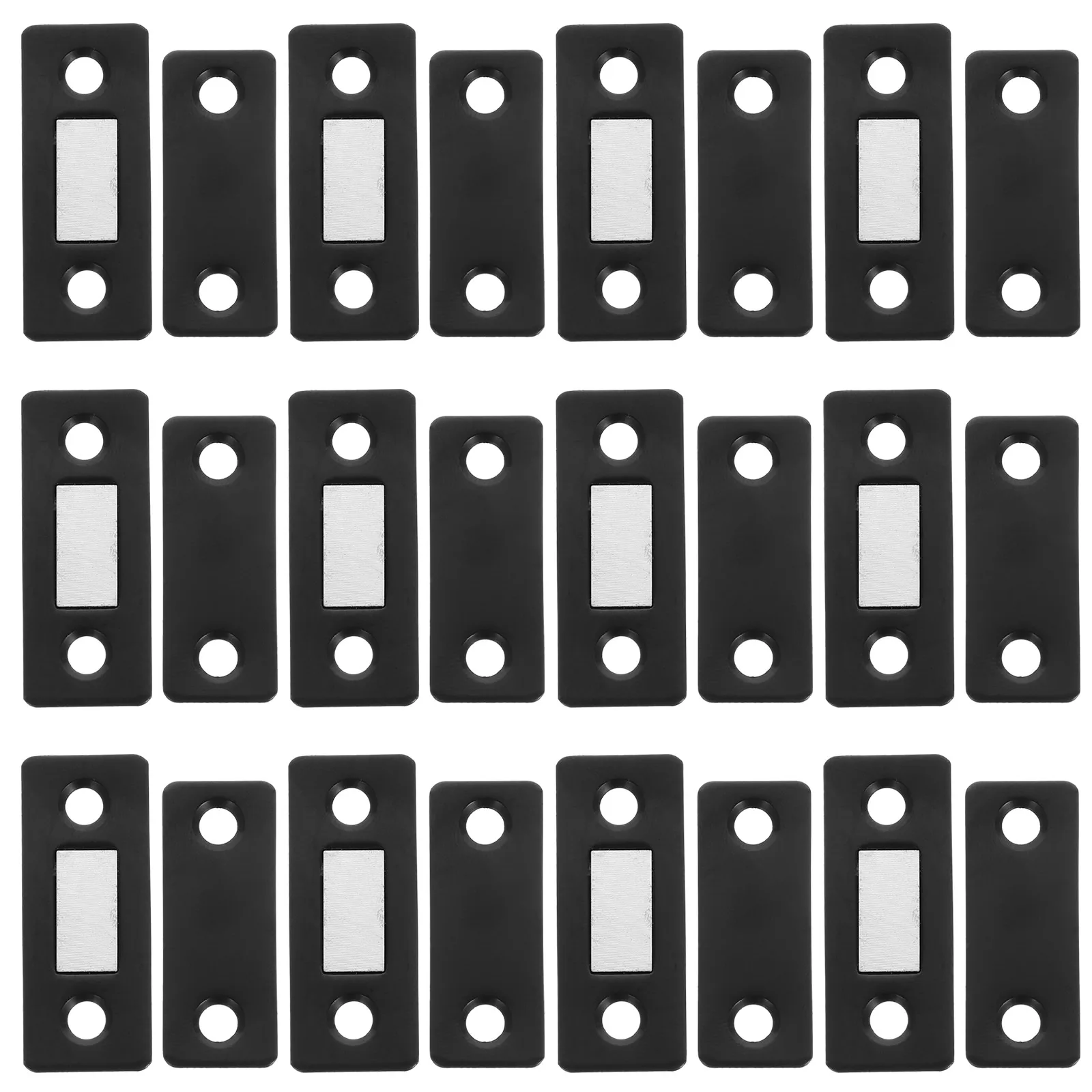 

12 set 12 Sets Magnetic Door .65x0.67Inch Cabinet Latch Steel Material Adhesive Film For Sliding Doors Hardware