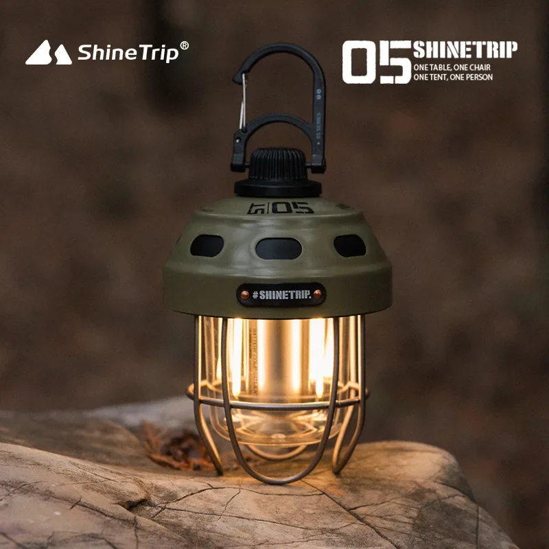 ShineTrip Outdoor Vintage Pendant Light Ultra Long Life Camping Ambient Light Portable Rechargeable Tent Lights Camp Lantern New