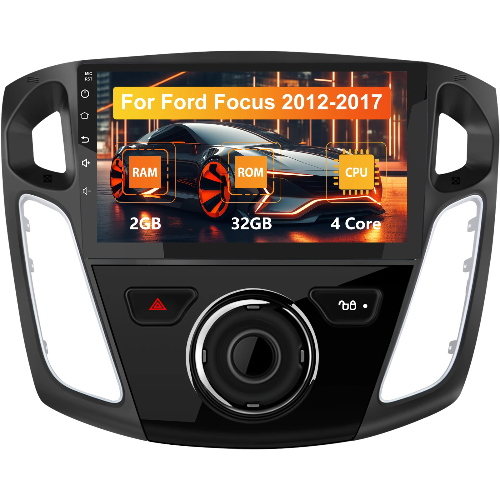 AWESAFE Wireless CarPlay Android 12 Radio For Ford Focus 3 Mk3 2011 2012 - 2017 GPS Navigation Stereo Car Intelligent Systems