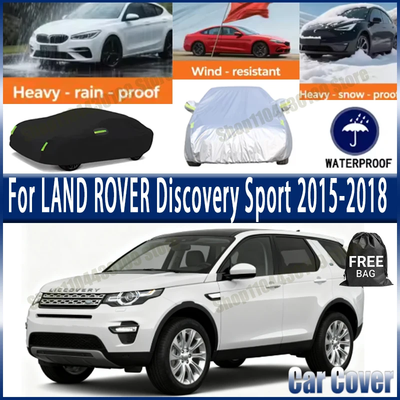 

For LAND ROVER Discovery Sport 2015-2018 Car Covers with Reflective Strip Anti Corrosion Sun Rain Snow Wind Protection Dustproof