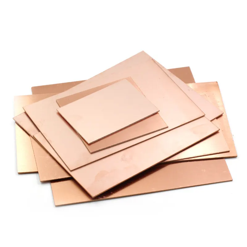 

100mm 200mm 300mm High Purity Metal Copper Foil Cu99 93% Custom Size for Research