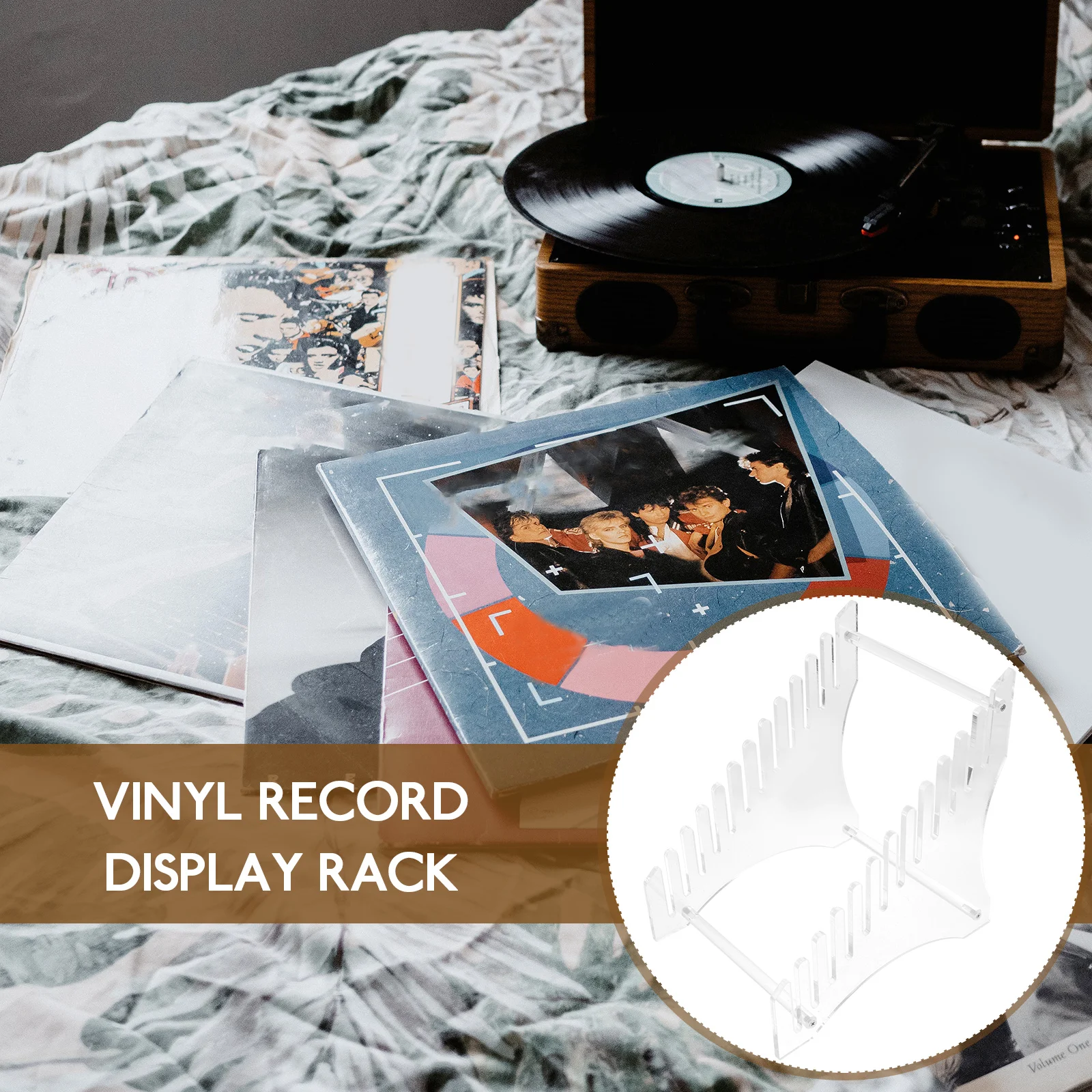 

Acrylic Vinyl Display Rack Tiered Shelf Magazine ganizer Desktop St Storage Multi Layer Home Magazine Display Rack Decor