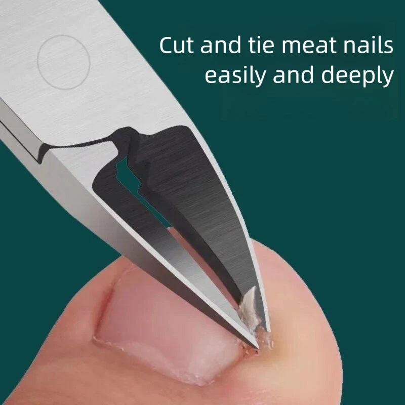 Single Eagle Beak Ingrown Toenail Nipper, Precision Pointed Pedicure Cutter for Thick Hard & Fungal Toenails Foot Care Tool