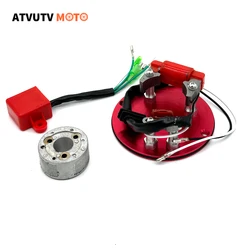 Motorcycle Magneto Coil Inner Rotor Stator Kit For LF YX 50/110/125/150/160CC Scooter Go Kart ATV Quad Moto Horizontal Engine