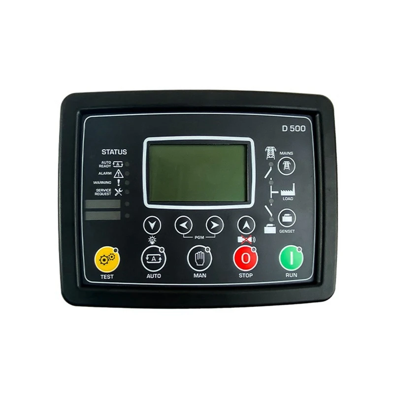 1 PCS D500 Generator Automatic Mains Failure Control Panel/AMF Controller Black ABS D500 MK2