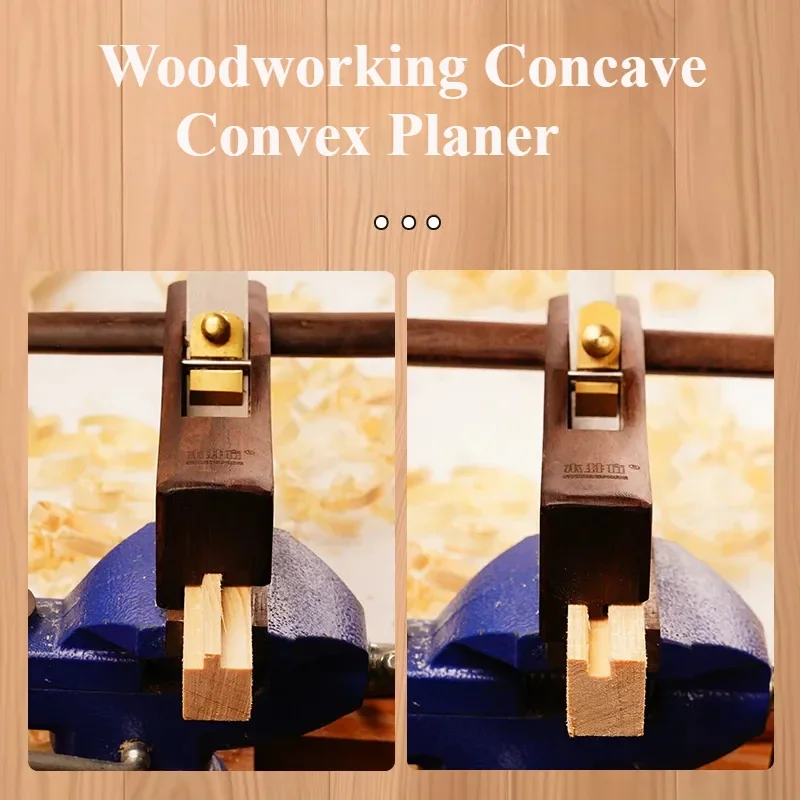 Woodworking Concave Convex Planer Single Line Splicing Board Planer Metal Pressure Plate Easy Install Slotting Hand Push Tools