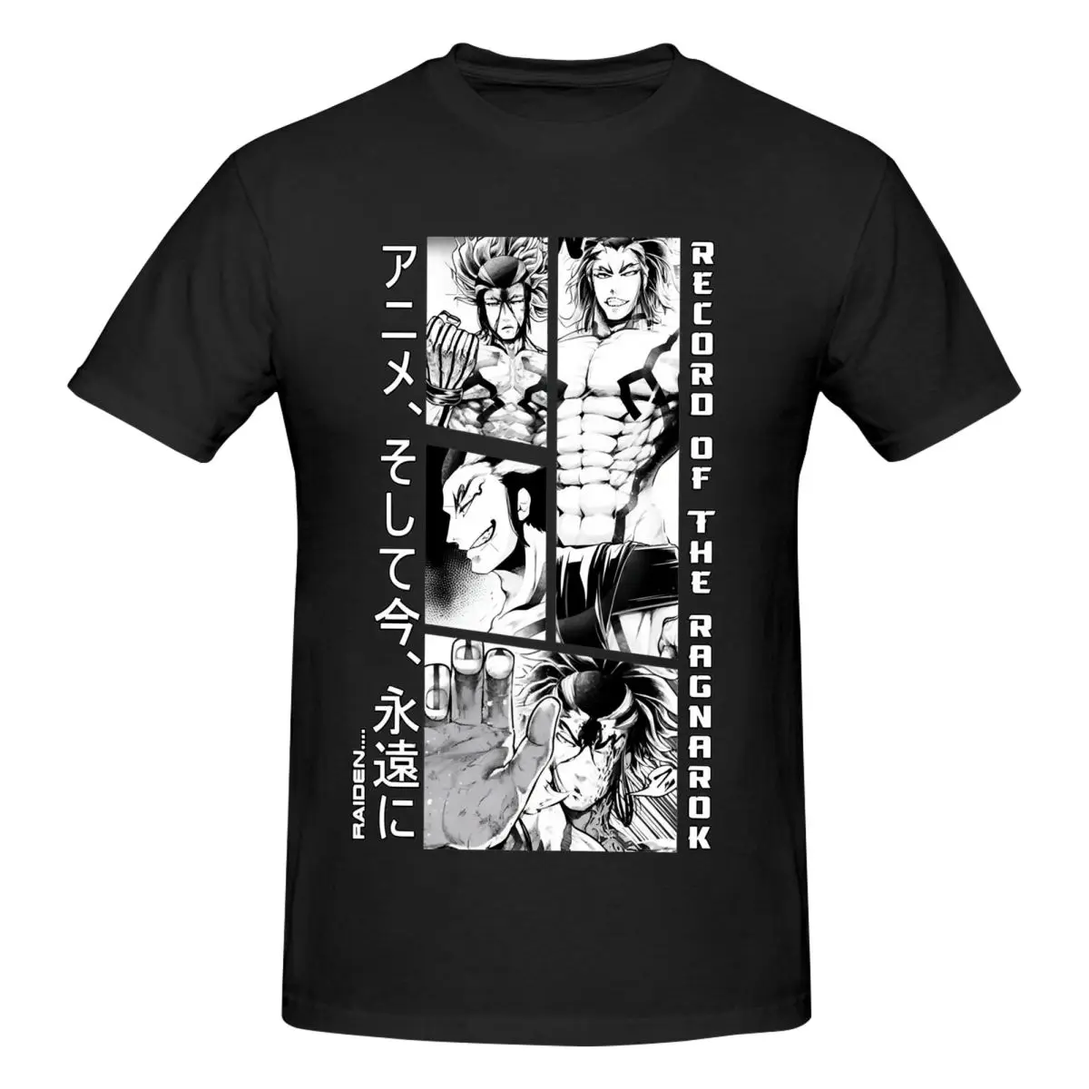 Record Of Ragnarok Drawing Fun T Shirts Graphic Y2K Idea Cotton Mens Women T-Shirt Clothes