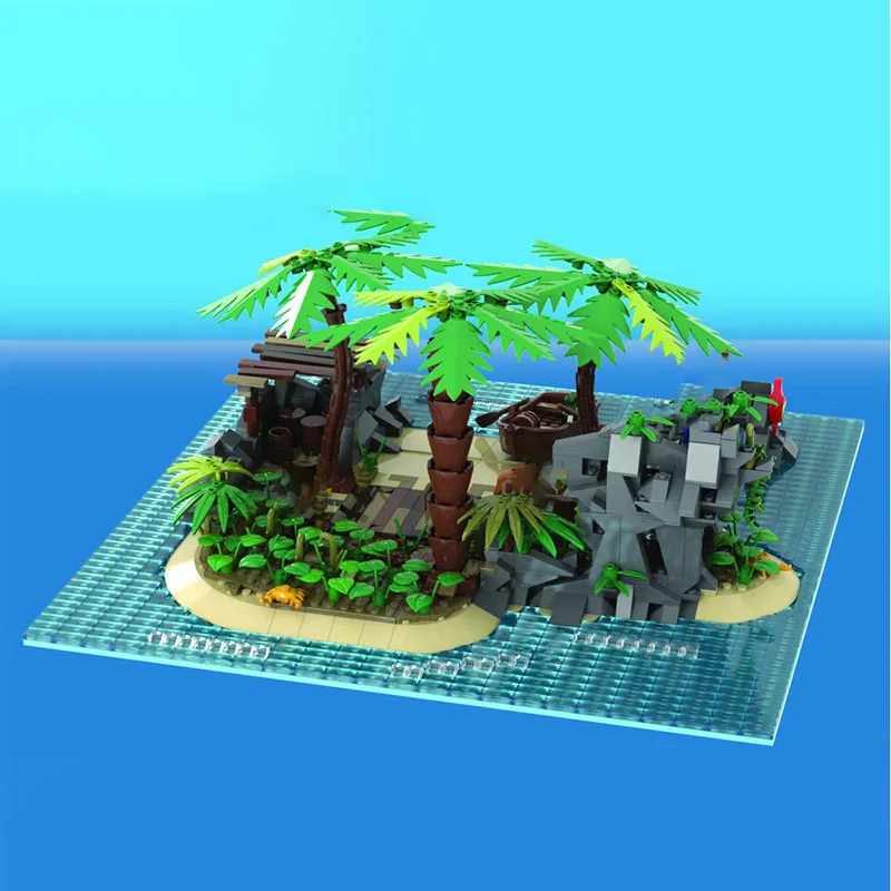 وحدات بناء المدينة نموذج Moc بناء الطوب وحدات جزيرة تخزين نقطة التكنولوجيا كتلة عيد الميلاد لتقوم بها بنفسك لعبة هدية البناء #4