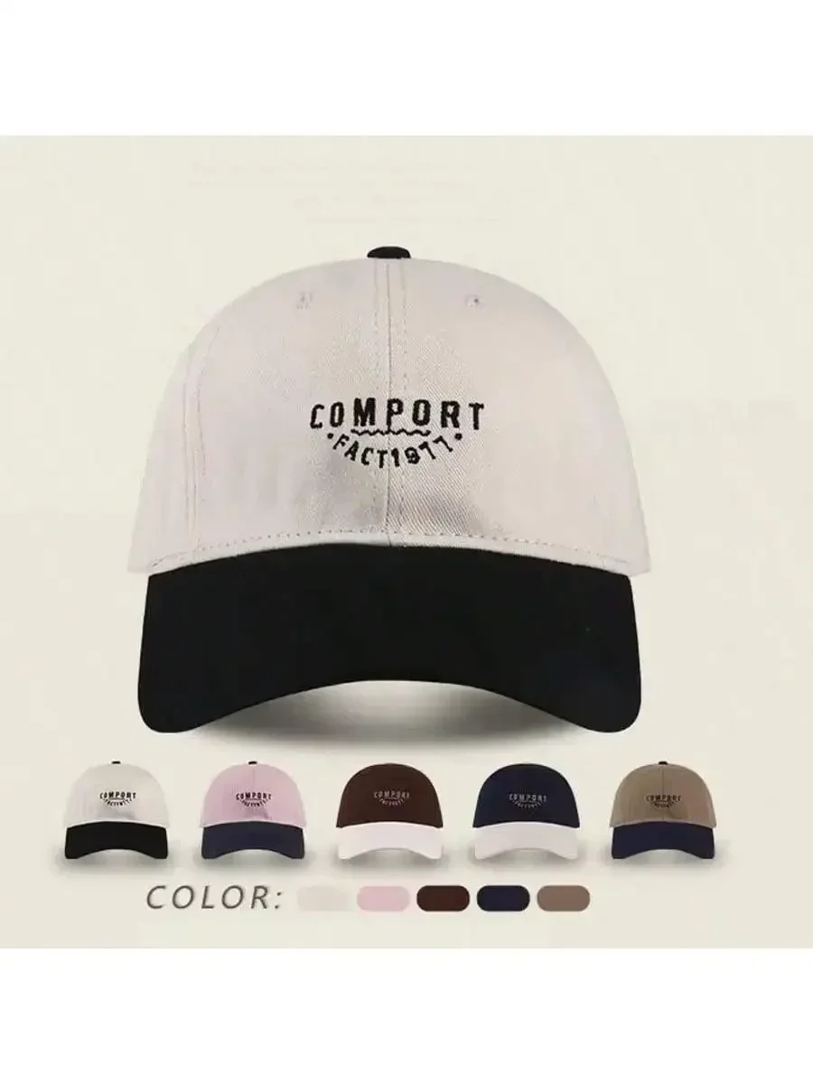 1 unisex new brushed thick letter comport embroidered fashionable baseball cap