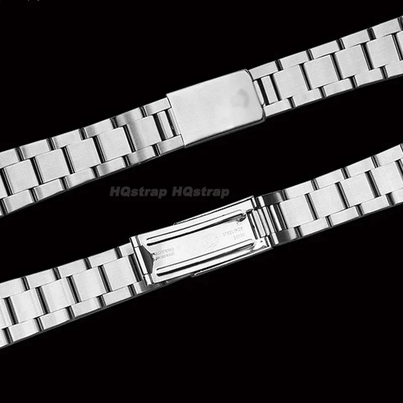 الفولاذ المقاوم للصدأ الفرقة 19 مللي متر 20 مللي متر حزام ل رولكس معصمه منحني نهاية سوار العالمي استبدال حزام اكسسوارات رجل امرأة
